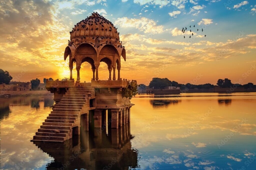 gadisar lake, building, landmark, historic, travel, tourism, landscape, jaisalmer, india, jaisalmer, jaisalmer, jaisalmer, jaisalmer, jaisalmer